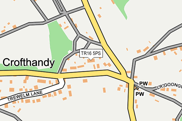 TR16 5PS map - OS OpenMap – Local (Ordnance Survey)