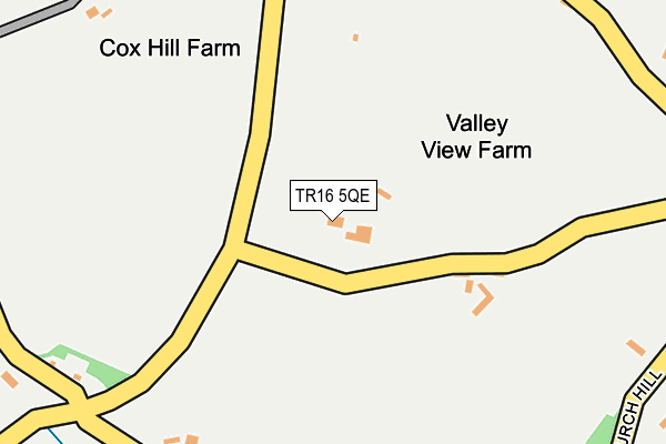 TR16 5QE map - OS OpenMap – Local (Ordnance Survey)