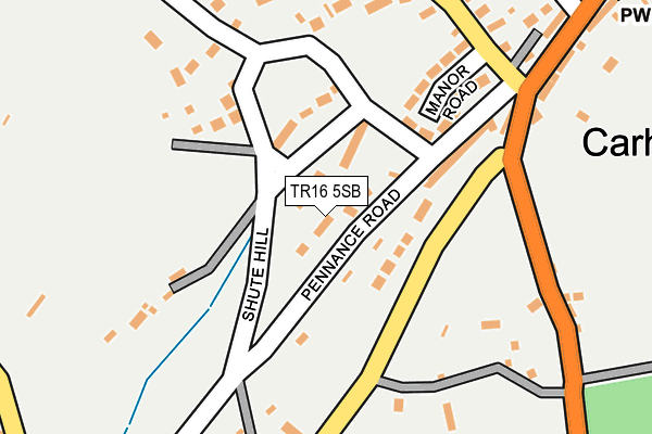 TR16 5SB map - OS OpenMap – Local (Ordnance Survey)