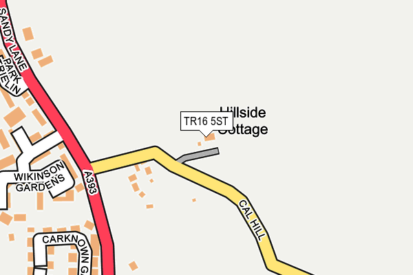 TR16 5ST map - OS OpenMap – Local (Ordnance Survey)