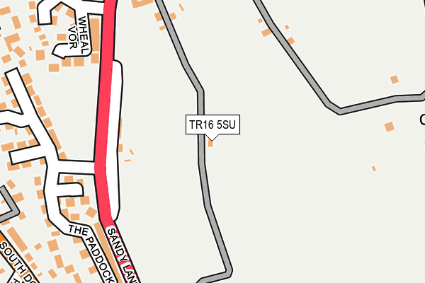 TR16 5SU map - OS OpenMap – Local (Ordnance Survey)