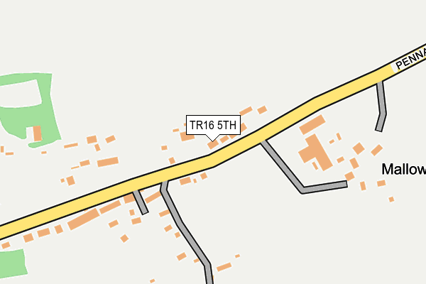 TR16 5TH map - OS OpenMap – Local (Ordnance Survey)