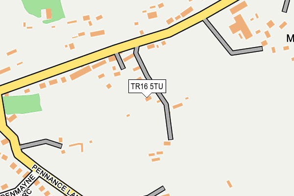 TR16 5TU map - OS OpenMap – Local (Ordnance Survey)