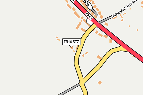 TR16 5TZ map - OS OpenMap – Local (Ordnance Survey)