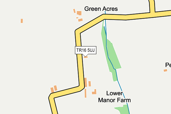 TR16 5UJ map - OS OpenMap – Local (Ordnance Survey)