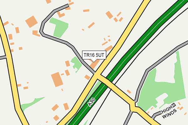 TR16 5UT map - OS OpenMap – Local (Ordnance Survey)