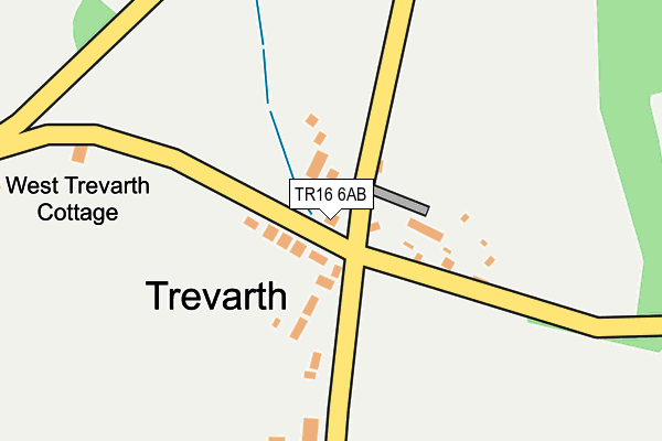 TR16 6AB map - OS OpenMap – Local (Ordnance Survey)