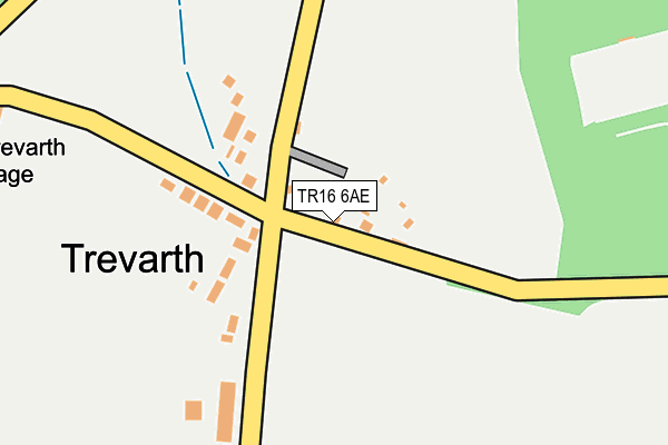 TR16 6AE map - OS OpenMap – Local (Ordnance Survey)