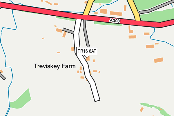 TR16 6AT map - OS OpenMap – Local (Ordnance Survey)