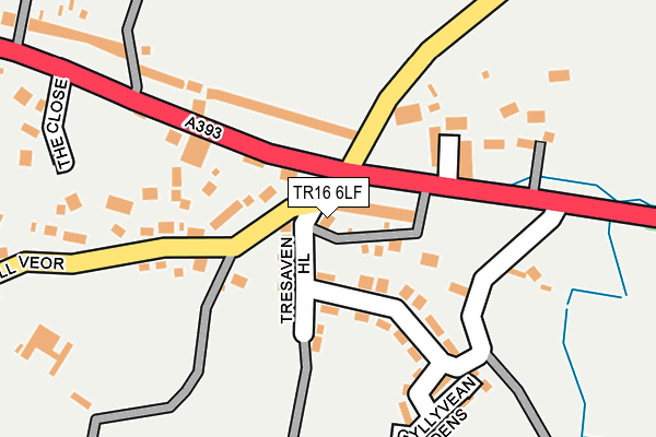 TR16 6LF map - OS OpenMap – Local (Ordnance Survey)
