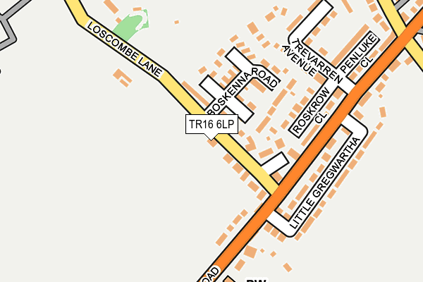 TR16 6LP map - OS OpenMap – Local (Ordnance Survey)