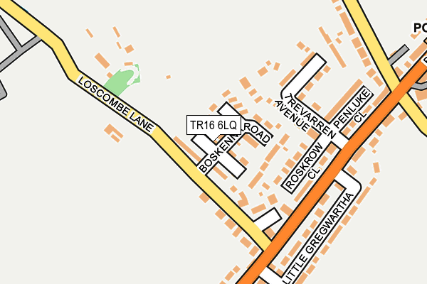TR16 6LQ map - OS OpenMap – Local (Ordnance Survey)