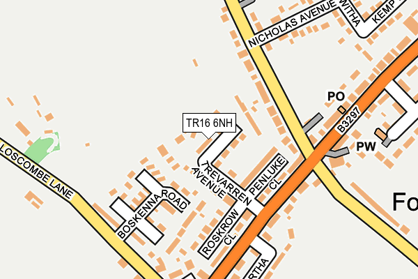 TR16 6NH map - OS OpenMap – Local (Ordnance Survey)
