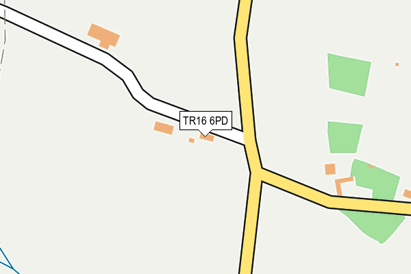 TR16 6PD map - OS OpenMap – Local (Ordnance Survey)