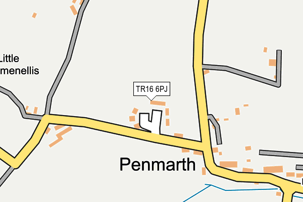 TR16 6PJ map - OS OpenMap – Local (Ordnance Survey)