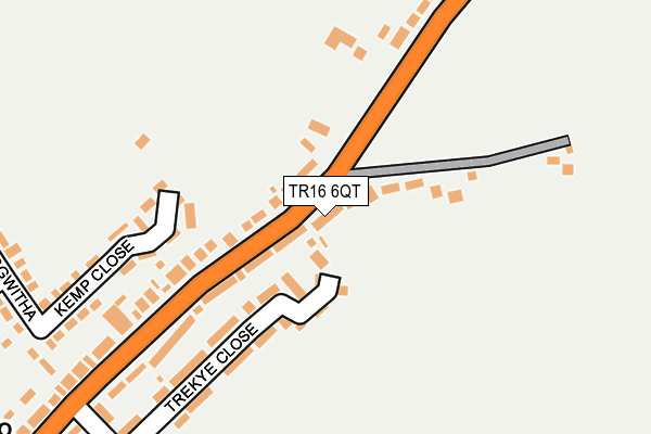 TR16 6QT map - OS OpenMap – Local (Ordnance Survey)