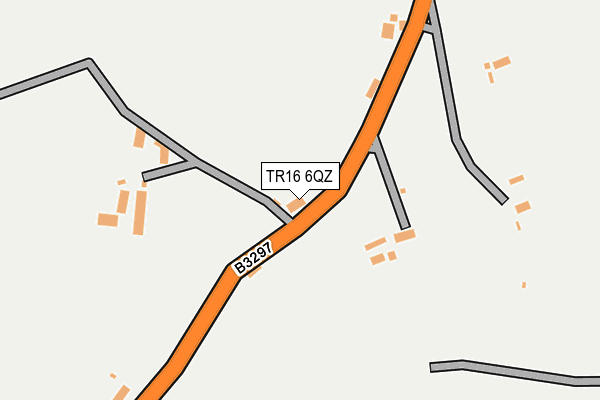 TR16 6QZ map - OS OpenMap – Local (Ordnance Survey)