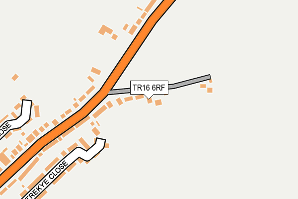 TR16 6RF map - OS OpenMap – Local (Ordnance Survey)