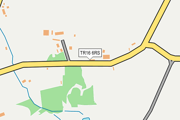 TR16 6RS map - OS OpenMap – Local (Ordnance Survey)