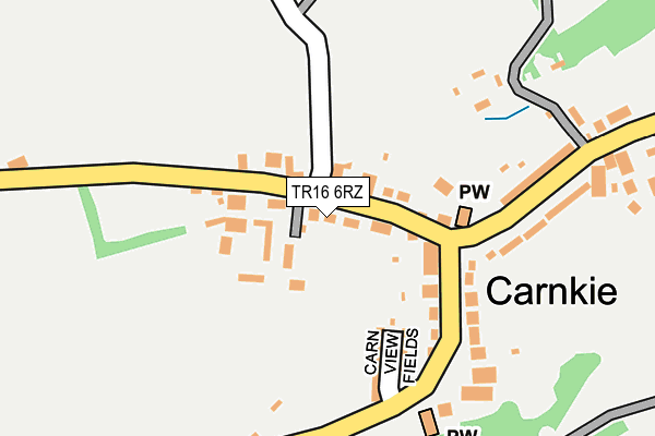 TR16 6RZ map - OS OpenMap – Local (Ordnance Survey)
