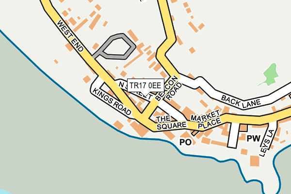 TR17 0EE map - OS OpenMap – Local (Ordnance Survey)