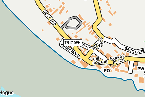 TR17 0EH map - OS OpenMap – Local (Ordnance Survey)