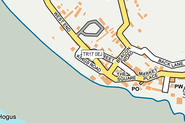 TR17 0EJ map - OS OpenMap – Local (Ordnance Survey)