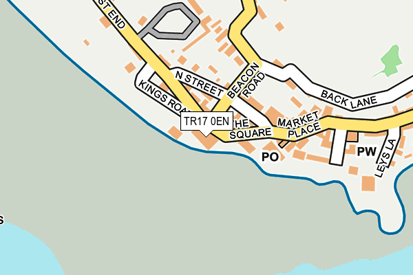 TR17 0EN map - OS OpenMap – Local (Ordnance Survey)