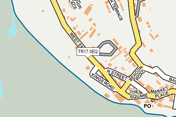 TR17 0EQ map - OS OpenMap – Local (Ordnance Survey)