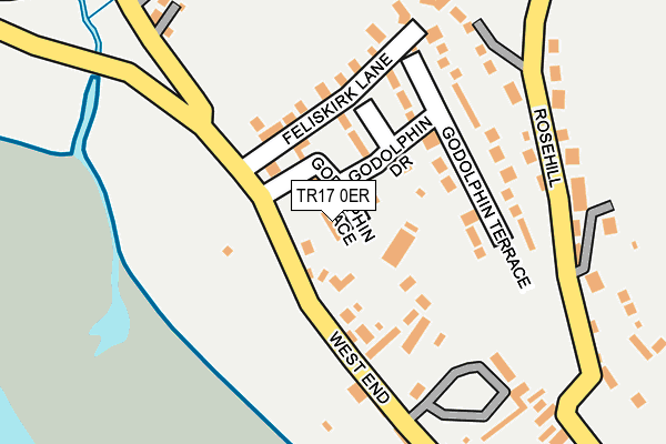 TR17 0ER map - OS OpenMap – Local (Ordnance Survey)
