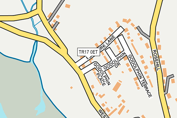 TR17 0ET map - OS OpenMap – Local (Ordnance Survey)