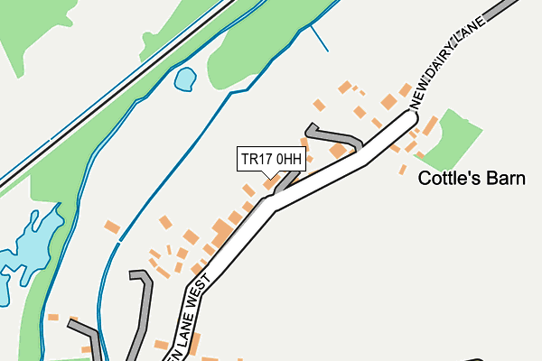TR17 0HH map - OS OpenMap – Local (Ordnance Survey)