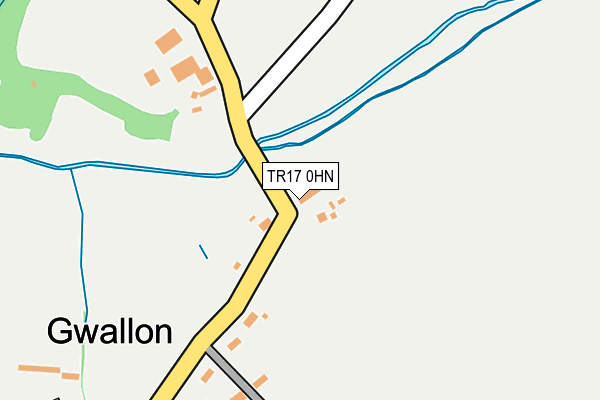 TR17 0HN map - OS OpenMap – Local (Ordnance Survey)
