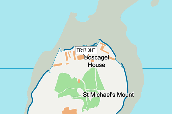 TR17 0HT map - OS OpenMap – Local (Ordnance Survey)