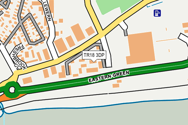 TR18 3DP map - OS OpenMap – Local (Ordnance Survey)