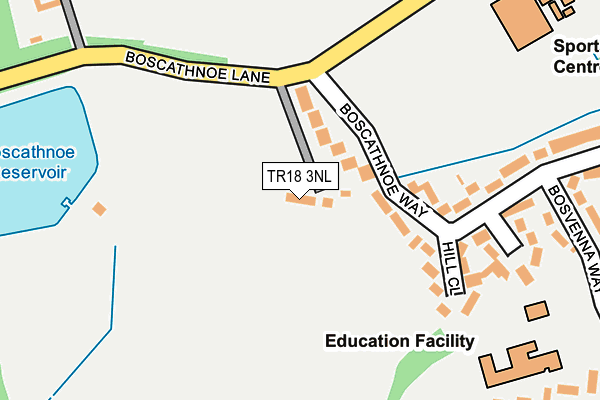 TR18 3NL map - OS OpenMap – Local (Ordnance Survey)