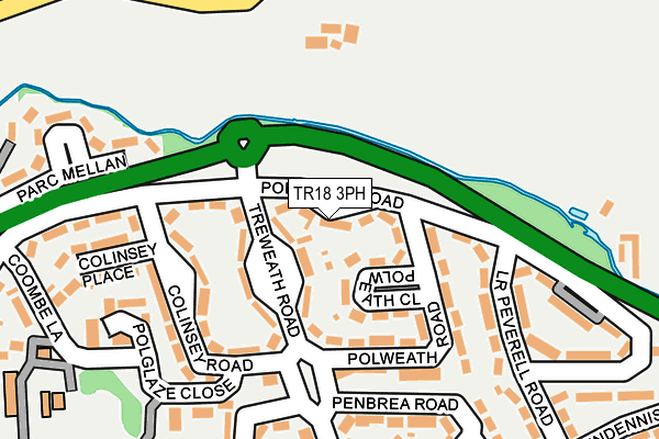 TR18 3PH map - OS OpenMap – Local (Ordnance Survey)