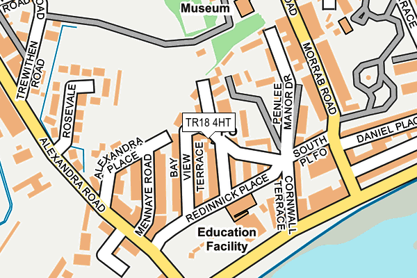 TR18 4HT map - OS OpenMap – Local (Ordnance Survey)