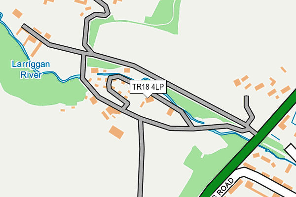 TR18 4LP map - OS OpenMap – Local (Ordnance Survey)