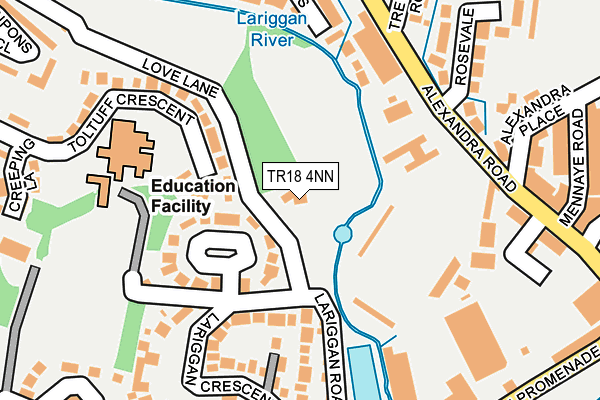 TR18 4NN map - OS OpenMap – Local (Ordnance Survey)