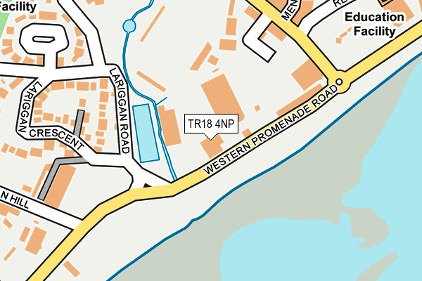 TR18 4NP map - OS OpenMap – Local (Ordnance Survey)