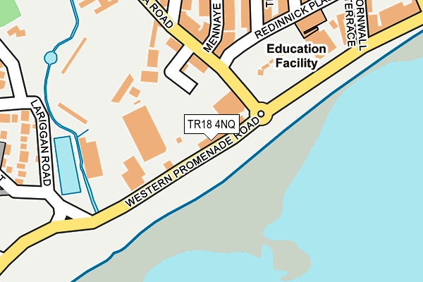 TR18 4NQ map - OS OpenMap – Local (Ordnance Survey)