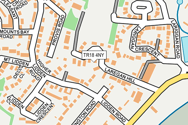 TR18 4NY map - OS OpenMap – Local (Ordnance Survey)
