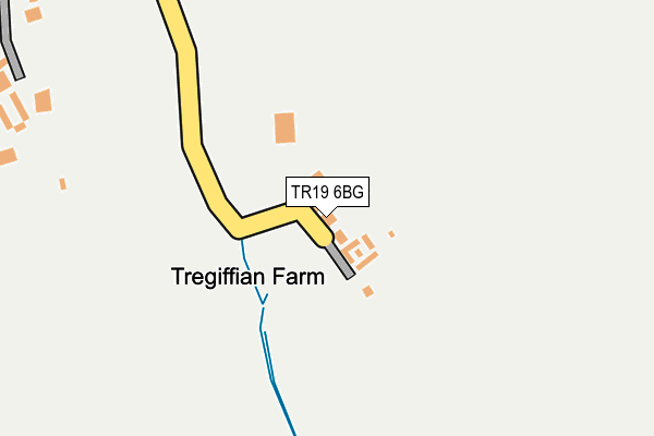 TR19 6BG map - OS OpenMap – Local (Ordnance Survey)