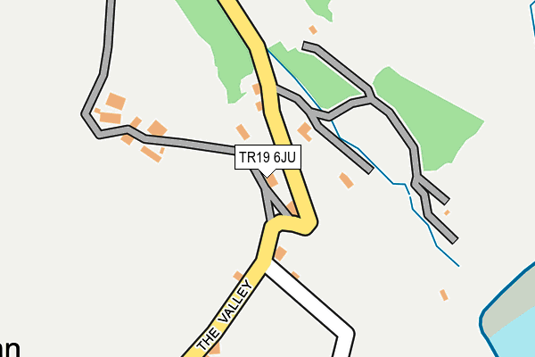 TR19 6JU map - OS OpenMap – Local (Ordnance Survey)