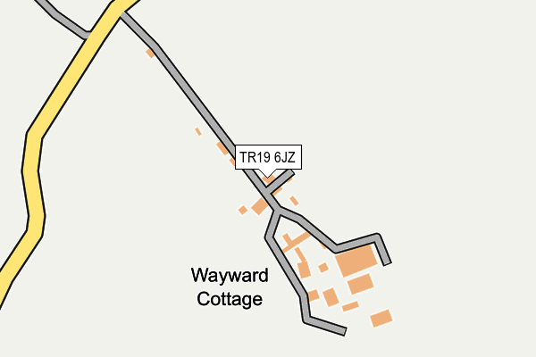 TR19 6JZ map - OS OpenMap – Local (Ordnance Survey)