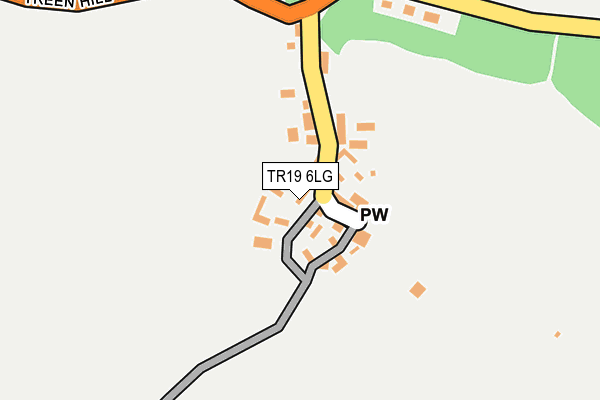 TR19 6LG map - OS OpenMap – Local (Ordnance Survey)