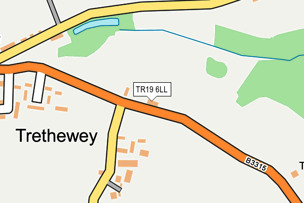 TR19 6LL map - OS OpenMap – Local (Ordnance Survey)