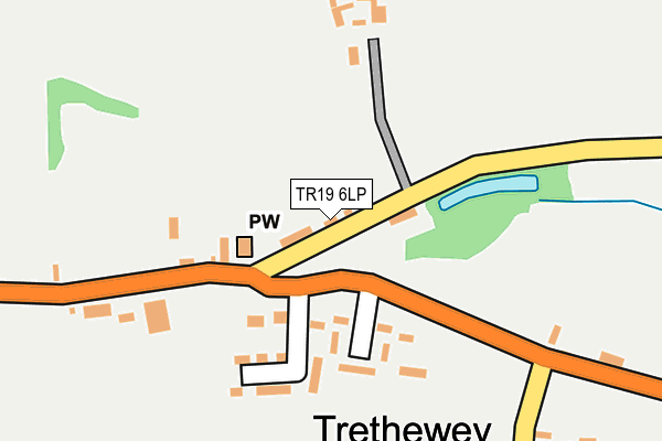 TR19 6LP map - OS OpenMap – Local (Ordnance Survey)