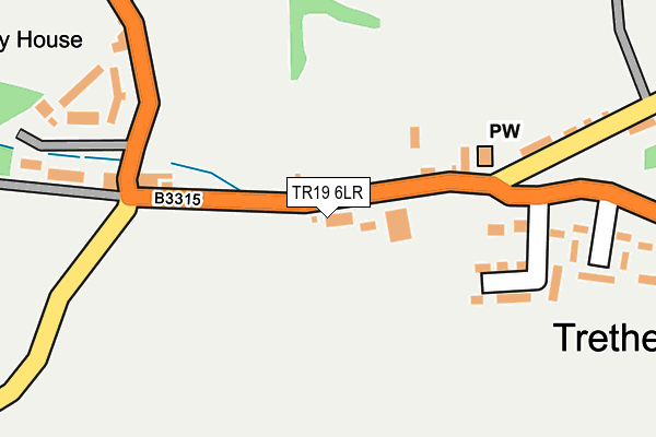 TR19 6LR map - OS OpenMap – Local (Ordnance Survey)